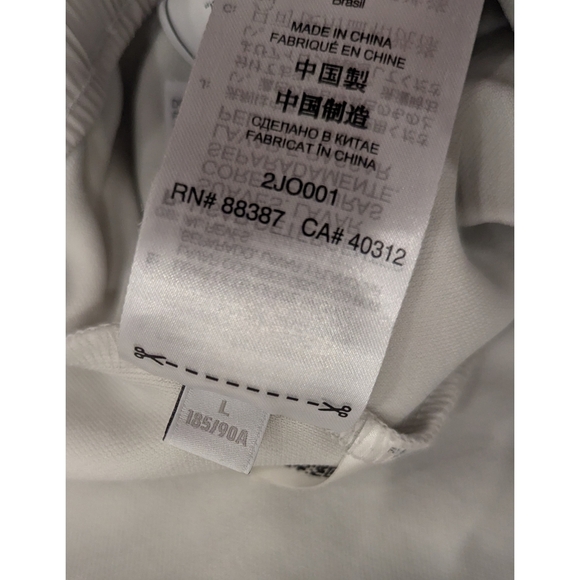 Adidas Y-3 Yohji Yamamoto White Joggers Size Large - Picture 9 of 10